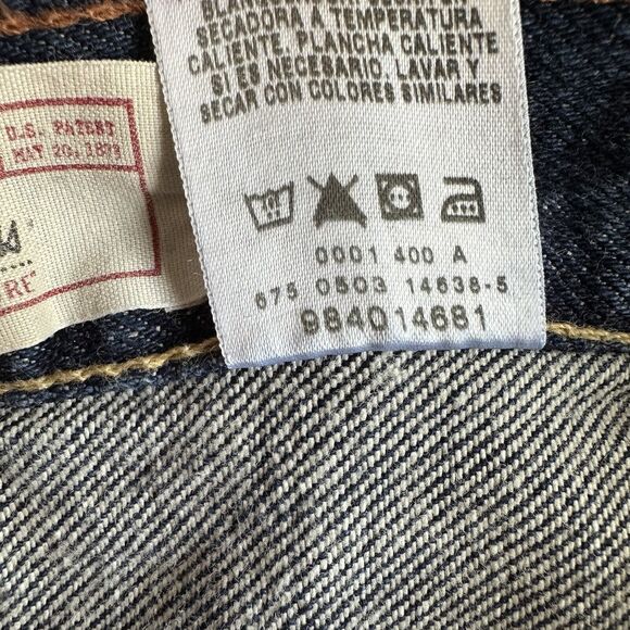 NWT Levi’s Relaxed Straight Fit Size 16 Short Y2K Vintage 2003 - Picture 11 of 11